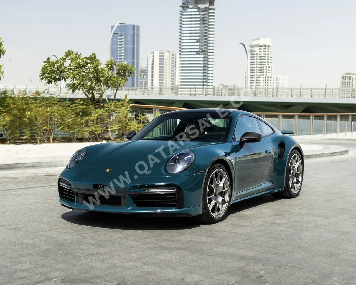 Porsche 911 Turbo 2022 Automatic 48,000 Km 6 Cylinder Rear Wheel Drive (RWD) Coupe / Sport Green With Warranty