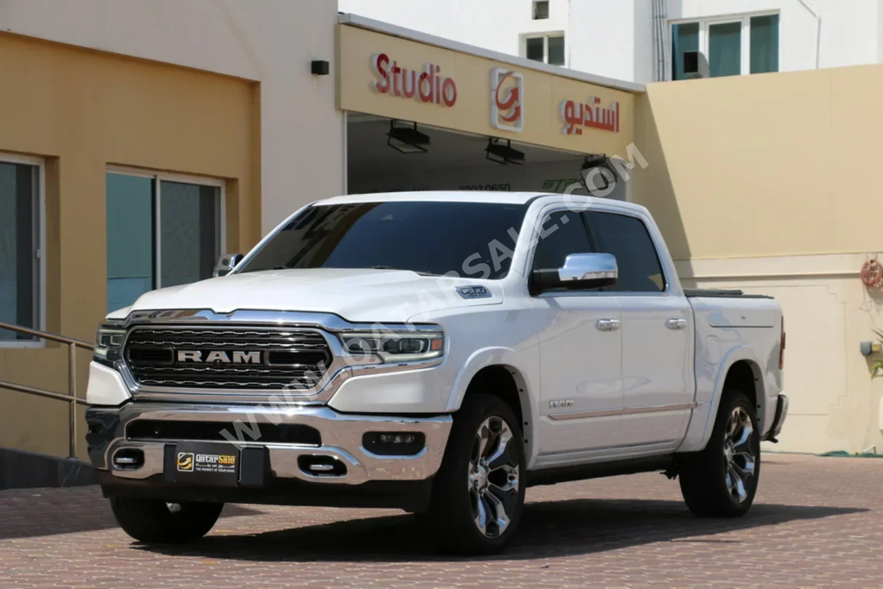 Dodge Ram Limited 2022 Automatic 90,000 Km 8 Cylinder Four Wheel Drive (4WD) Pick Up White