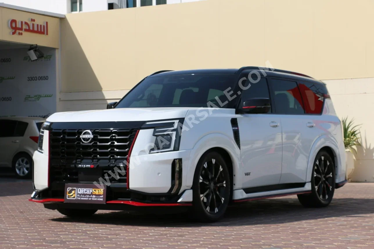Nissan Patrol Nismo 2026 Automatic 12,000 Km 8 Cylinder Four Wheel Drive (4WD) SUV White With Warranty