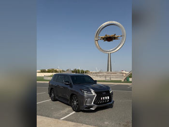 لكزس ال اكس 570 اس 2019 اوتوماتيك 125,000 كم 8 سلندر دفع رباعي اس يو في رمادي غامق