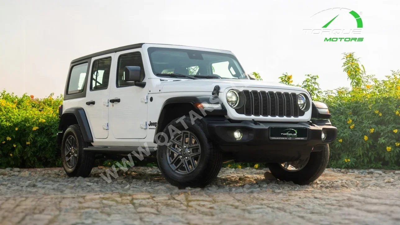 Jeep  Wrangler  Sport Plus  2025  Automatic  0 Km  4 Cylinder  Four Wheel Drive (4WD)  SUV  White  With Warranty