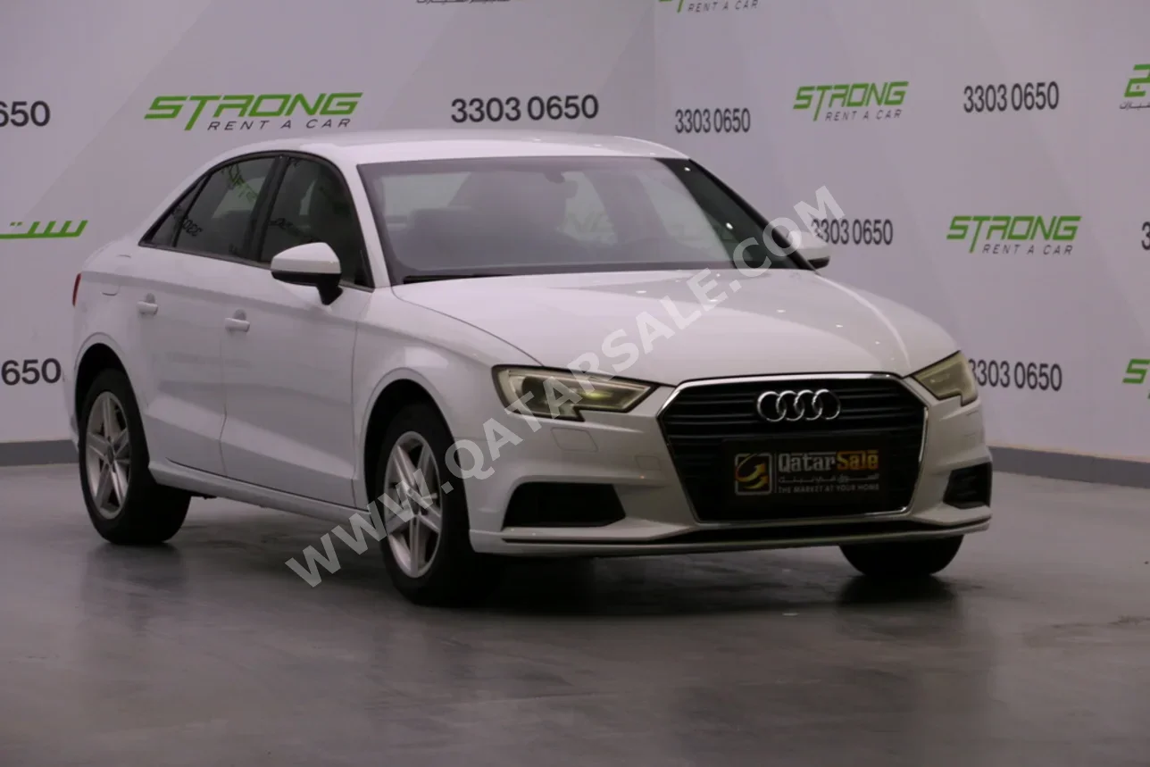 Audi  A3  2017  Automatic  128,000 Km  3 Cylinder  Front Wheel Drive (FWD)  Sedan  White