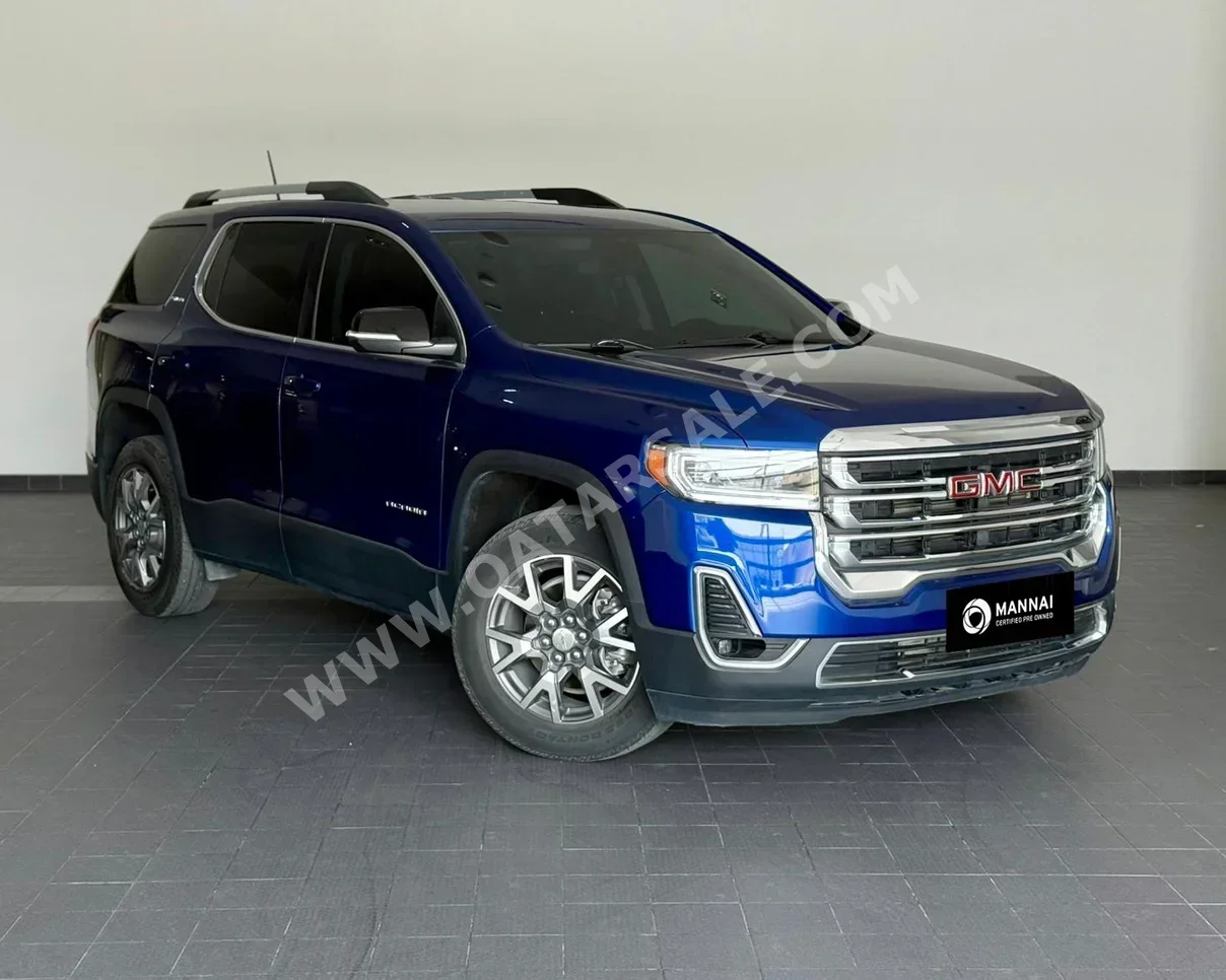 GMC Acadia SLE 2023 Automatic 59,000 Km 6 Cylinder Front Wheel Drive (FWD) SUV Blue
