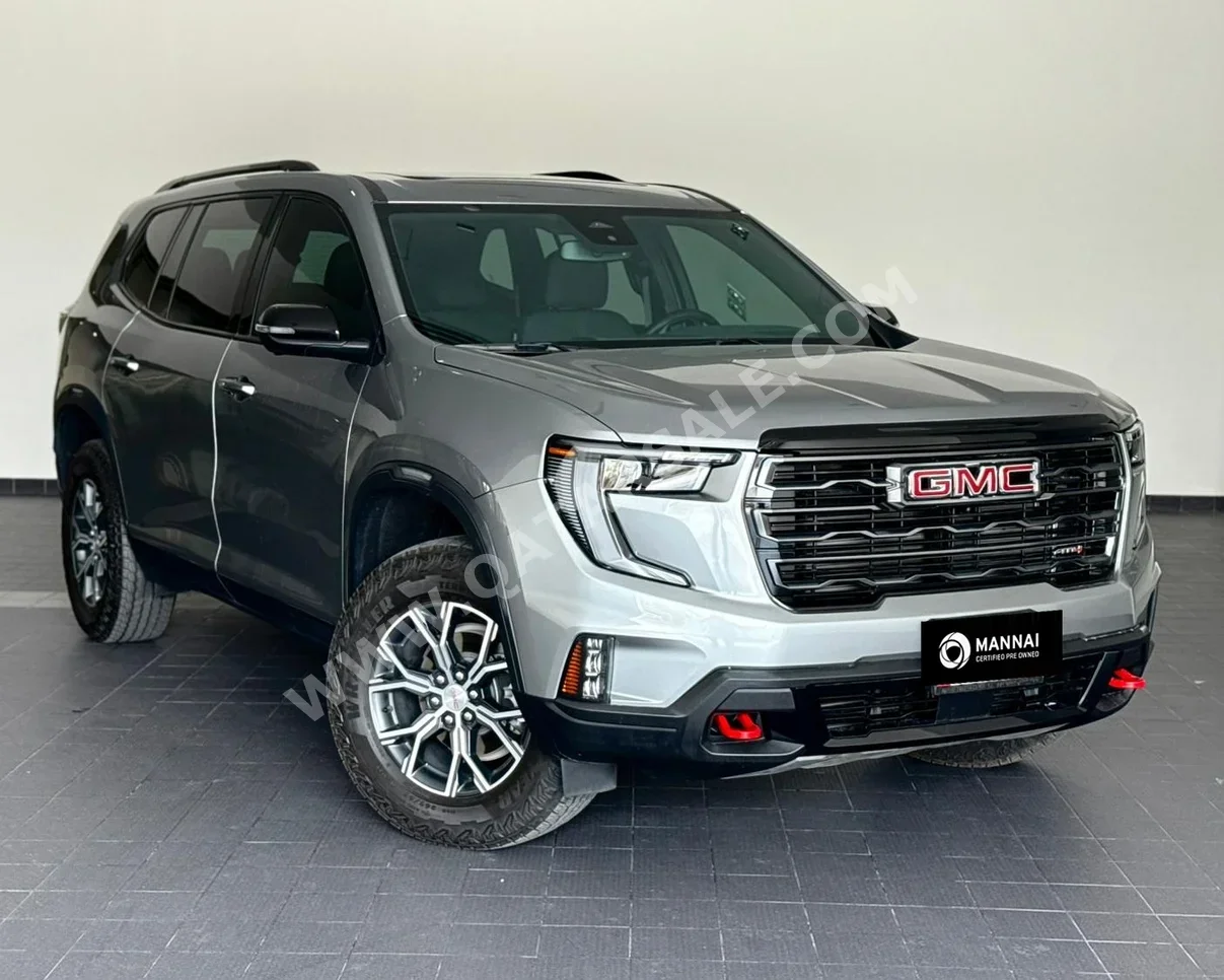 GMC Acadia AT4 2024 Automatic 18,500 Km 4 Cylinder Four Wheel Drive (4WD) SUV Gray With Warranty