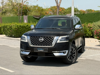 Nissan  Patrol  Platinum  2023  Automatic  110,000 Km  6 Cylinder  Four Wheel Drive (4WD)  SUV  Black