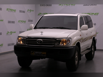 تويوتا  لاند كروزر  جي اكس  2003  عادي  700,000 كم  6 سلندر  دفع رباعي  اس يو في  أبيض