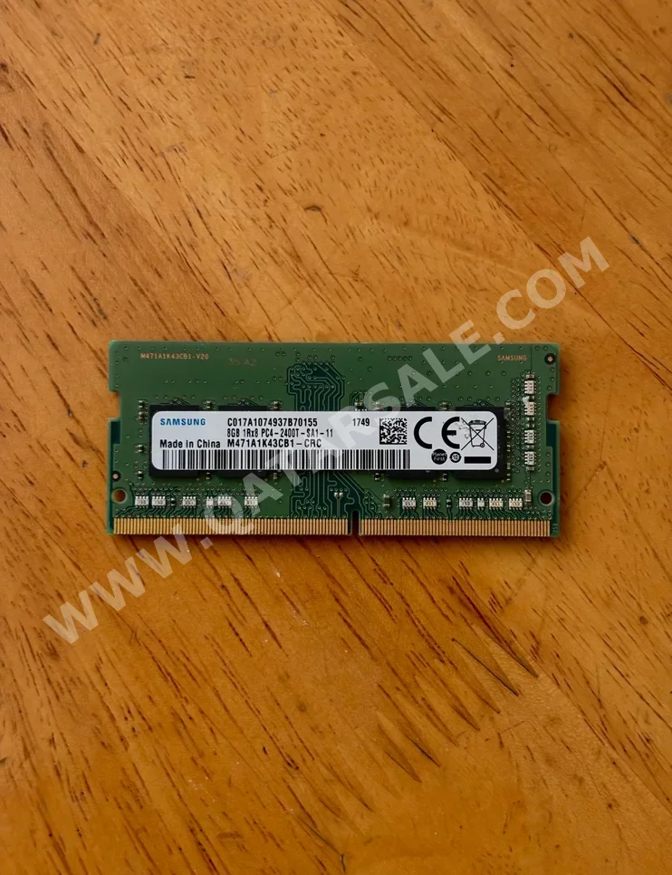 Ram Memories Samsung / 8 GB(1x8) Green / DDR 4 - 2400 Mhz