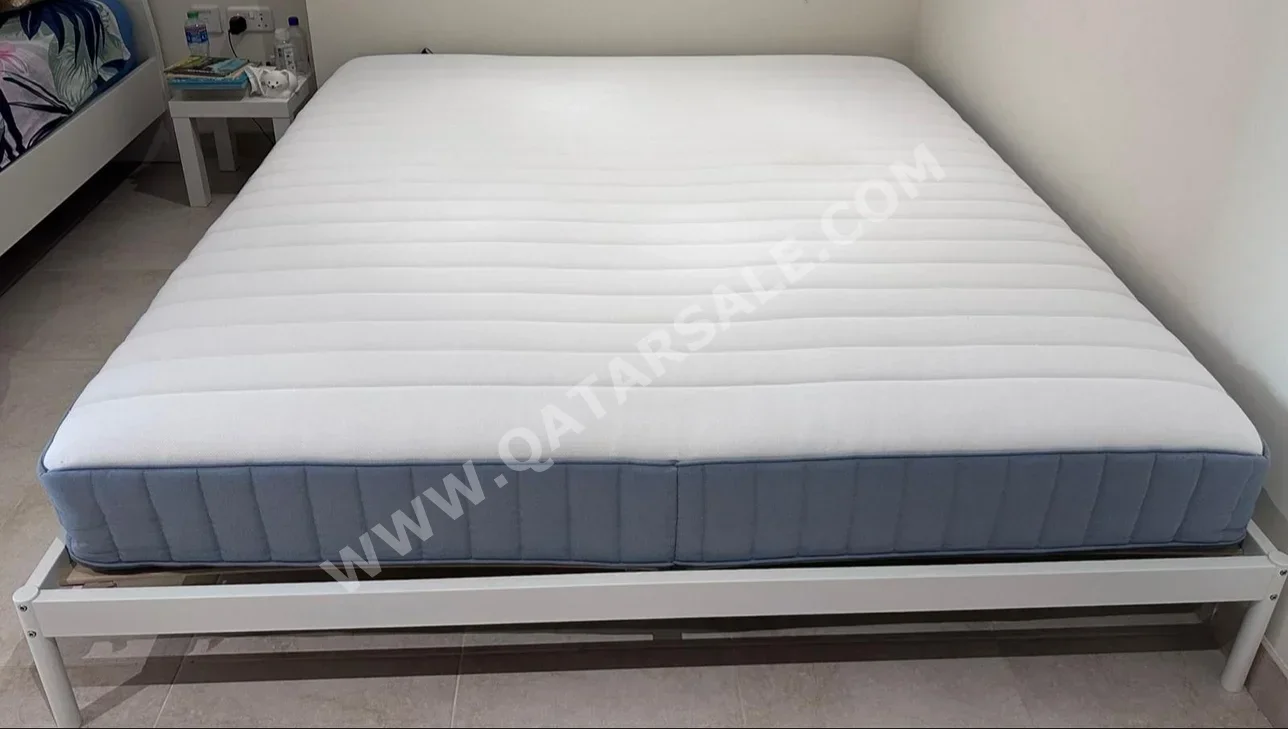 Beds - IKEA - King - White - Mattress Included