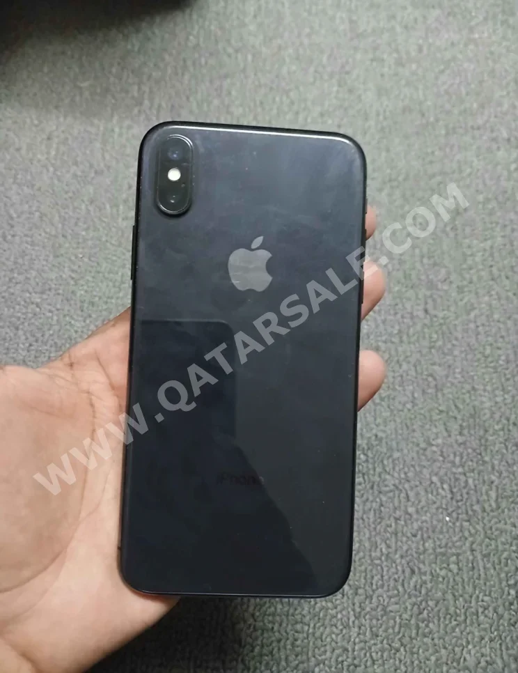 هواتف نقالة ابل - ايفون - اكس - أسود - 256 جيجابايت