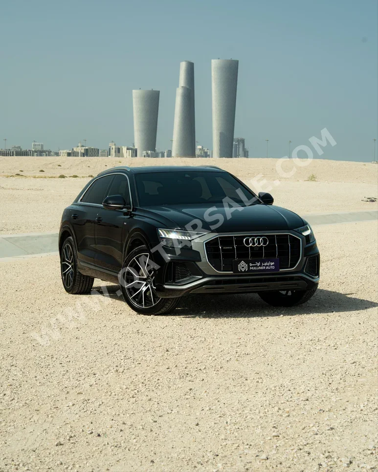 اودي كيو 8 55 تي اف اس اي كواترو 2019 اوتوماتيك 83,000 كم 6 سلندر دفع رباعي اس يو في أسود تحت الضمان