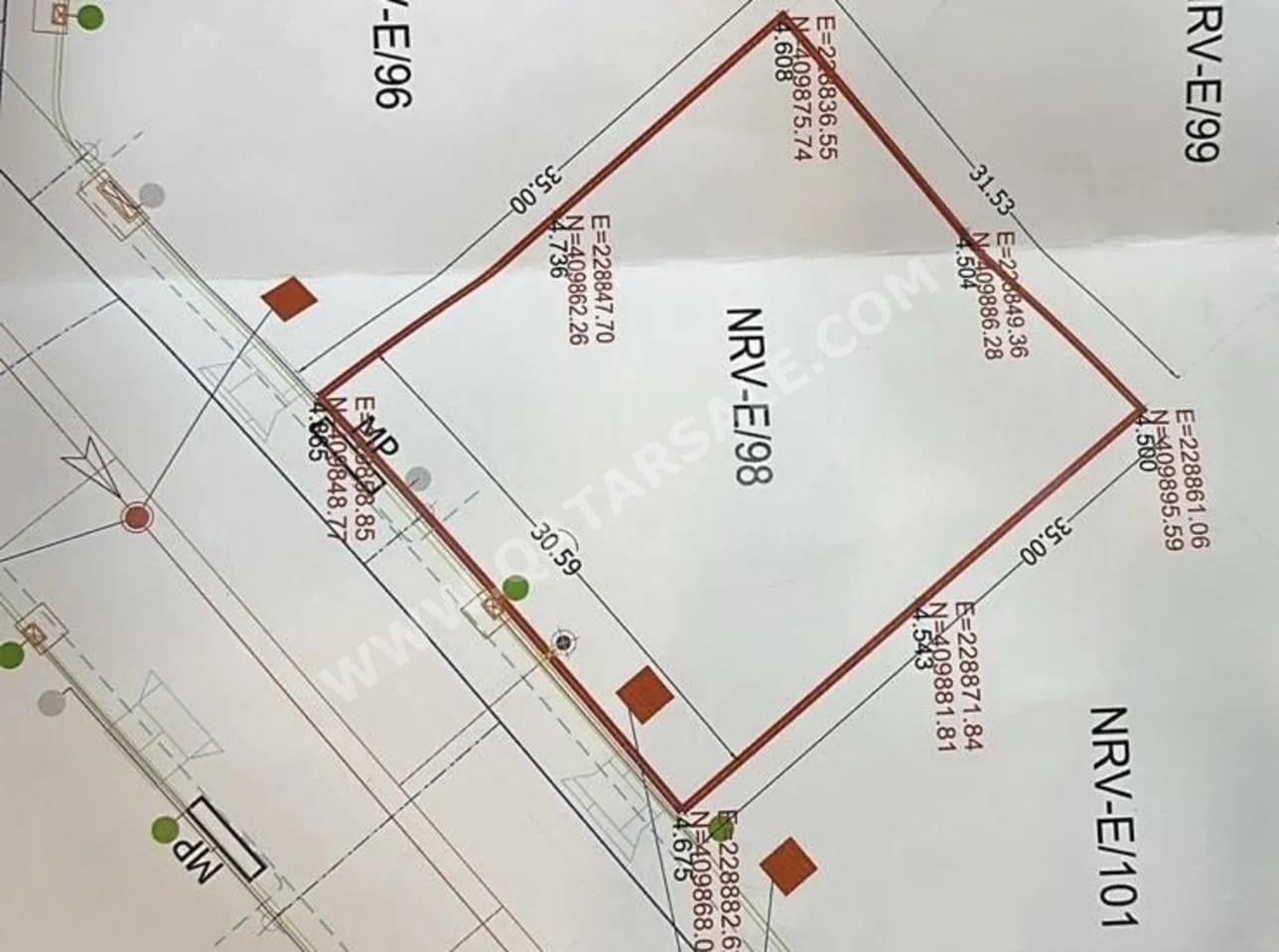 Lands For Sale in Lusail -Area Size 1,087 Square Meter