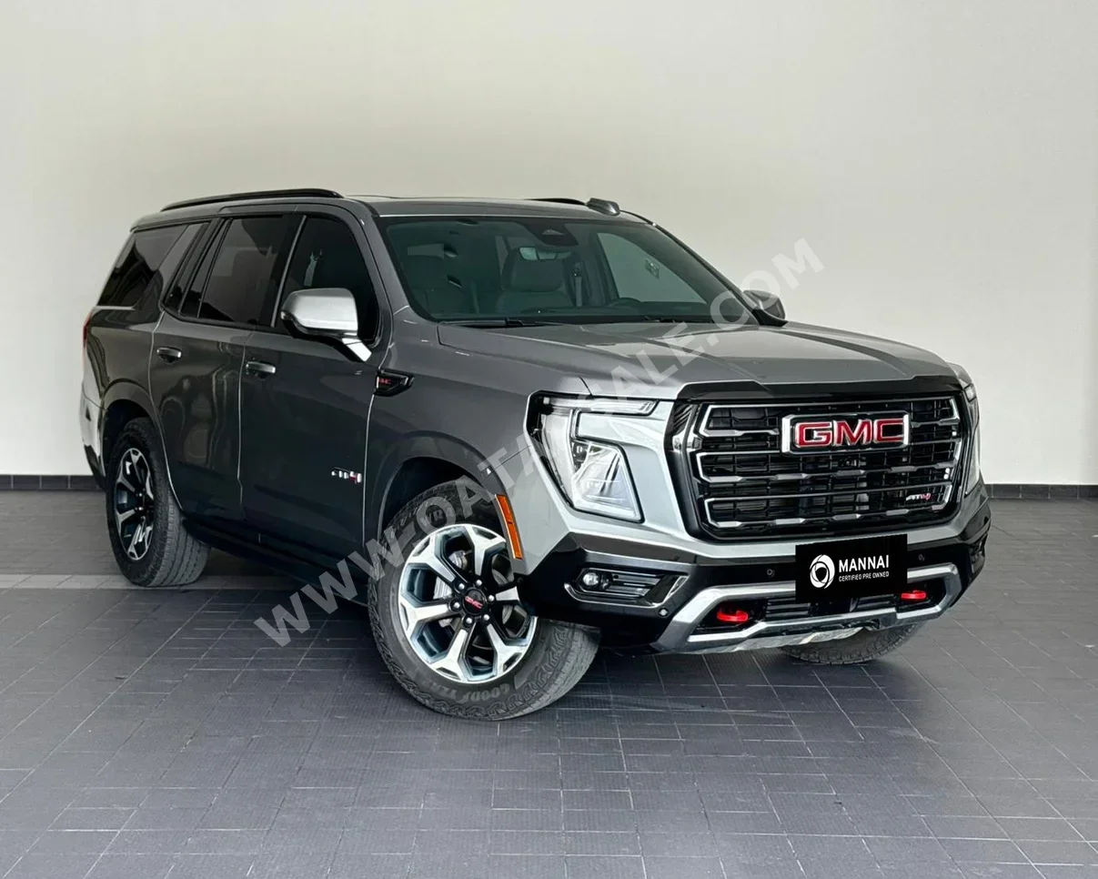 GMC Yukon AT 4 2025 Automatic 18,500 Km 8 Cylinder Four Wheel Drive (4WD) SUV Gray With Warranty