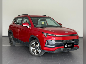 JAC Motors  JS4  Intelligent  2024  Automatic  22,000 Km  4 Cylinder  Four Wheel Drive (4WD)  SUV  Red  With Warranty