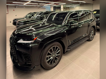 Lexus LX 600 F Sport 2024 Automatic 77,000 Km 6 Cylinder Four Wheel Drive (4WD) SUV Black With Warranty
