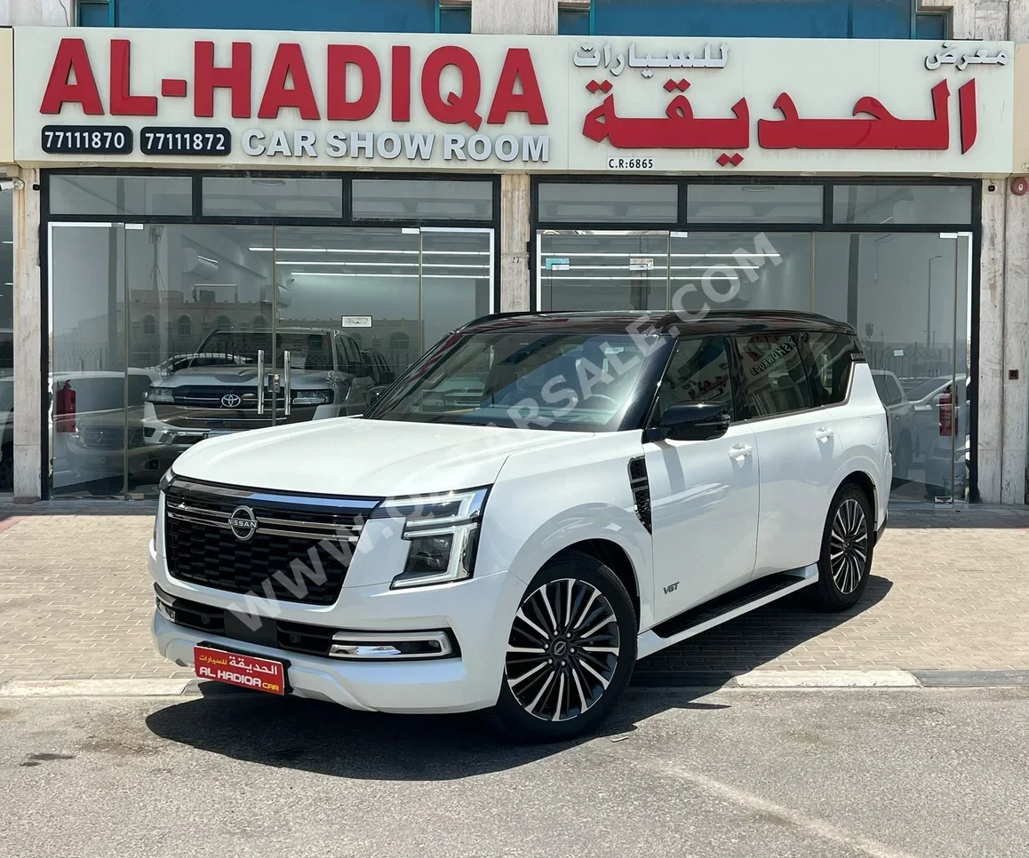Nissan Patrol Platinum 2026 Automatic 11,000 Km 6 Cylinder Four Wheel Drive (4WD) SUV White With Warranty