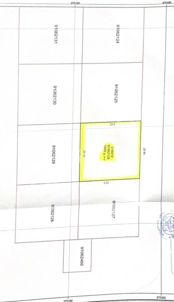 Lands For Sale  in Al Wakrah  - Al Wukair  -Area Size 1,000 Square Meter