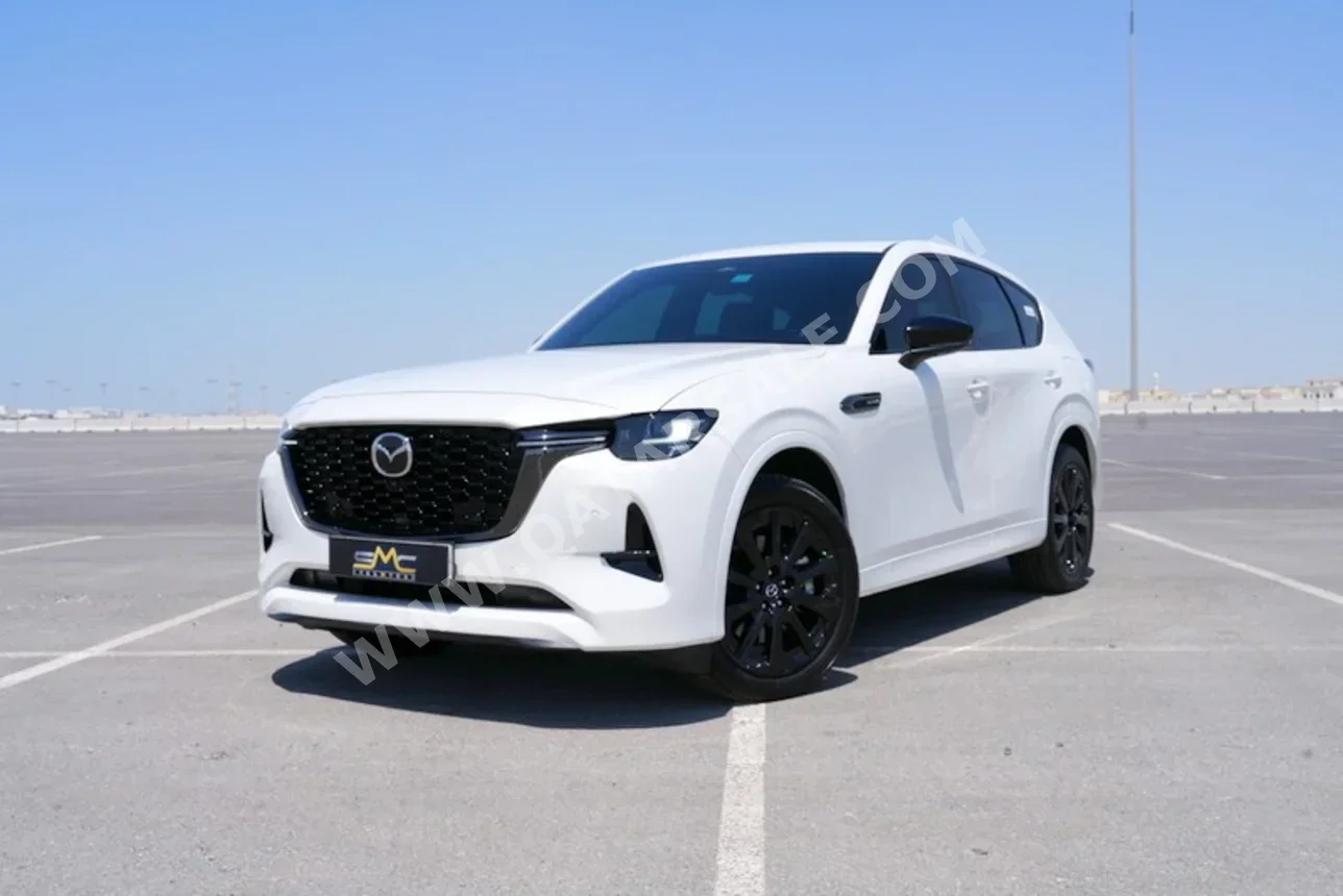 Mazda  CX  60  2025  Automatic  12,000 Km  6 Cylinder  All Wheel Drive (AWD)  SUV  White  With Warranty