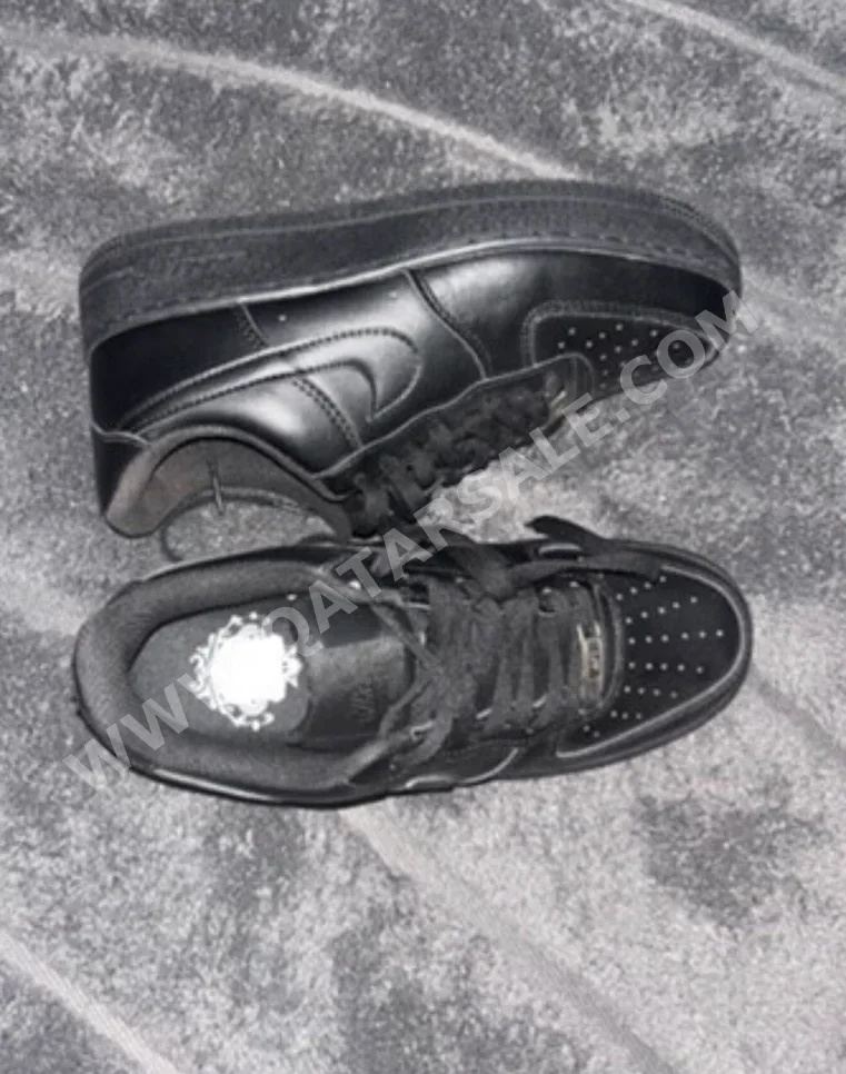 Shoes Nike Genuine Leather Black Size 39.5 Men
