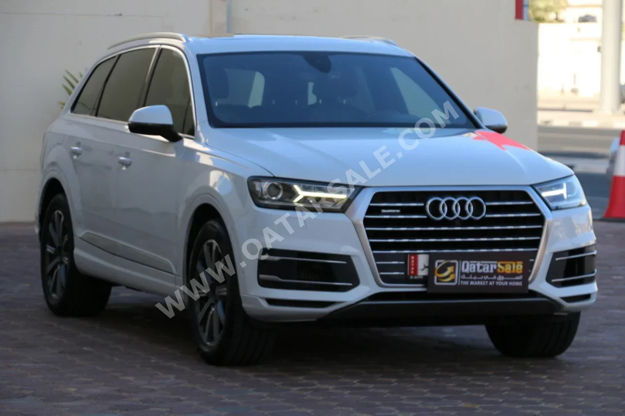 Audi Q7 40 TFSI 2016 Automatic 140,000 Km 4 Cylinder Four Wheel Drive (4WD) SUV White