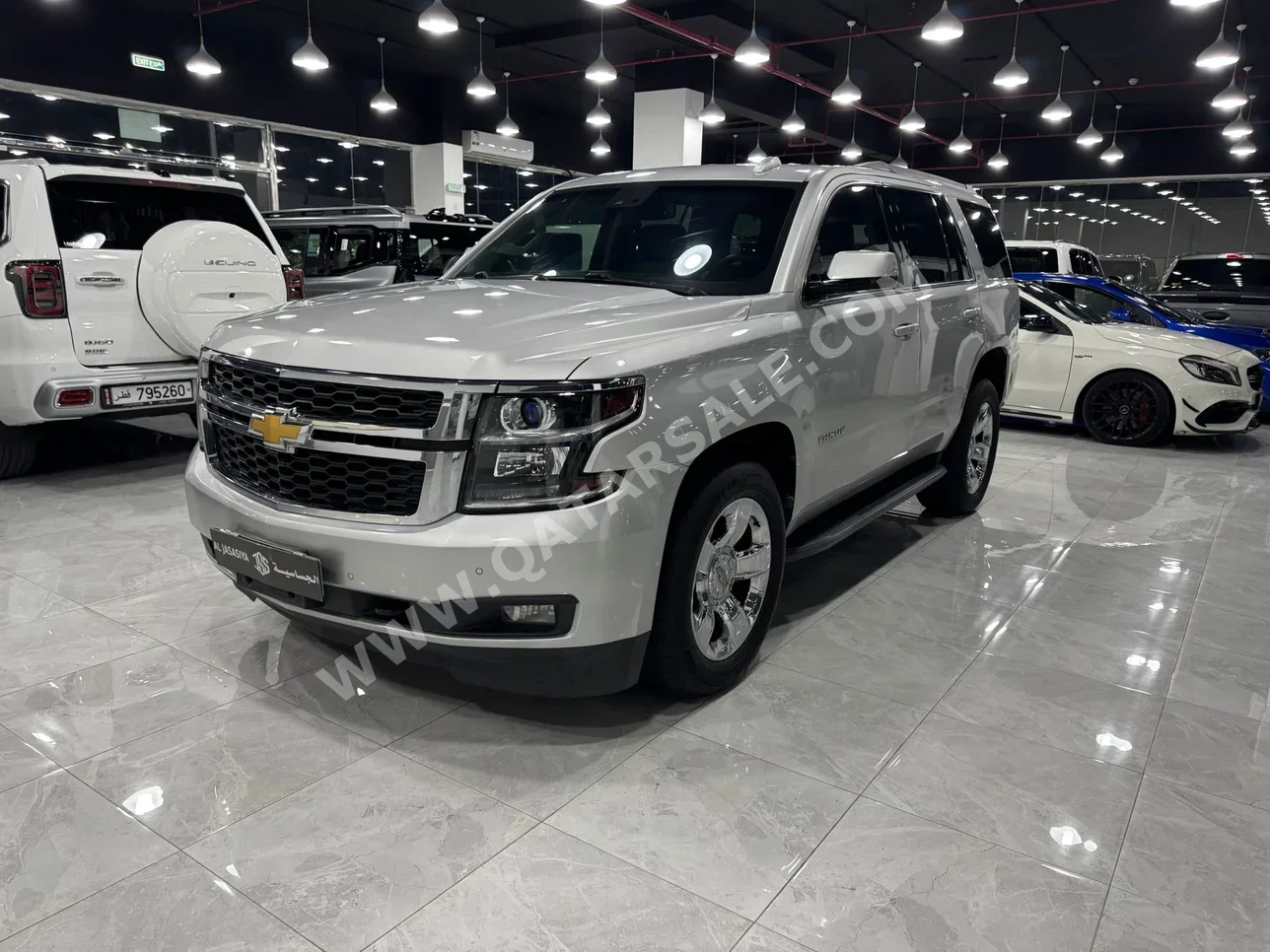 Chevrolet  Tahoe  LT  2015  Automatic  160,000 Km  8 Cylinder  Four Wheel Drive (4WD)  SUV  Silver