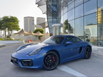 Porsche Cayman GTS 2016 Automatic 64,000 Km 6 Cylinder Rear Wheel Drive (RWD) Coupe / Sport Blue
