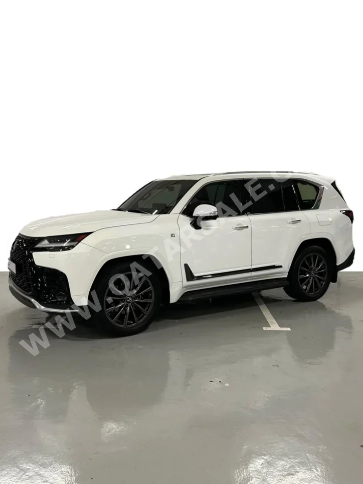 Lexus LX 600 F Sport 2023 Automatic 61,000 Km 6 Cylinder Four Wheel Drive (4WD) SUV White With Warranty