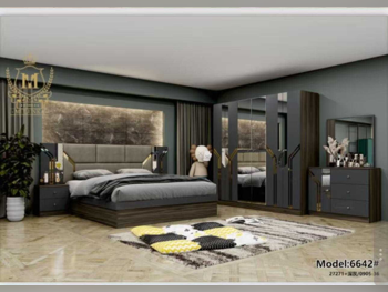 Bedroom Sets - Lifestyle  - 4 Pieces Set  - Gray