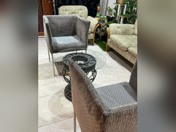 Tables & Sideboards Table & Chairs  - Black