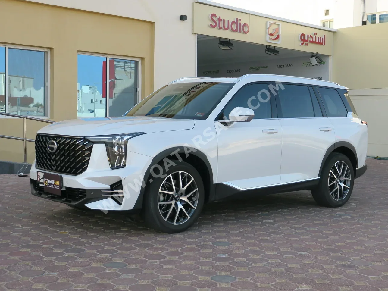 GAC  GS 8  2023  Automatic  55,000 Km  4 Cylinder  Front Wheel Drive (FWD)  SUV  White  With Warranty