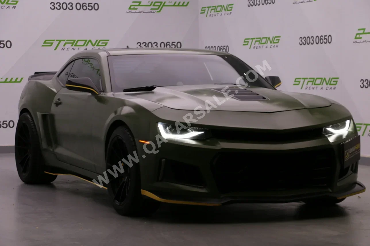 Chevrolet  Camaro  SS  2015  Automatic  172,000 Km  8 Cylinder  Rear Wheel Drive (RWD)  Coupe / Sport  Olive Green