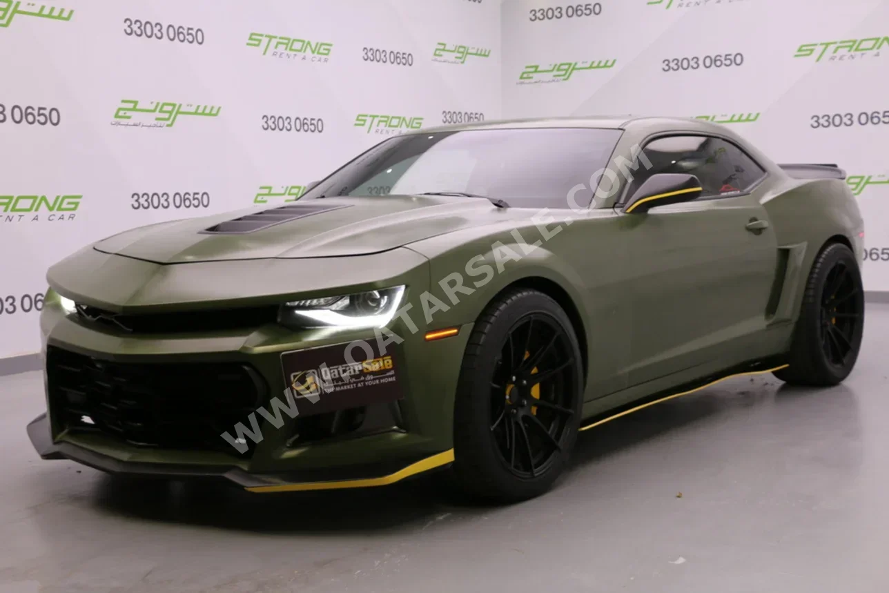Chevrolet Camaro SS 2015 Automatic 172,000 Km 8 Cylinder Rear Wheel Drive (RWD) Coupe / Sport Olive Green