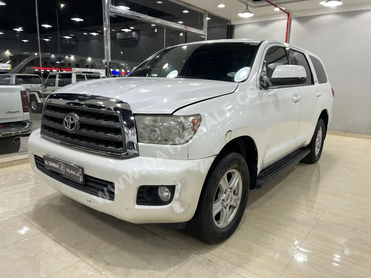 Toyota Sequoia 2015 Automatic 195,000 Km 8 Cylinder Four Wheel Drive (4WD) SUV White