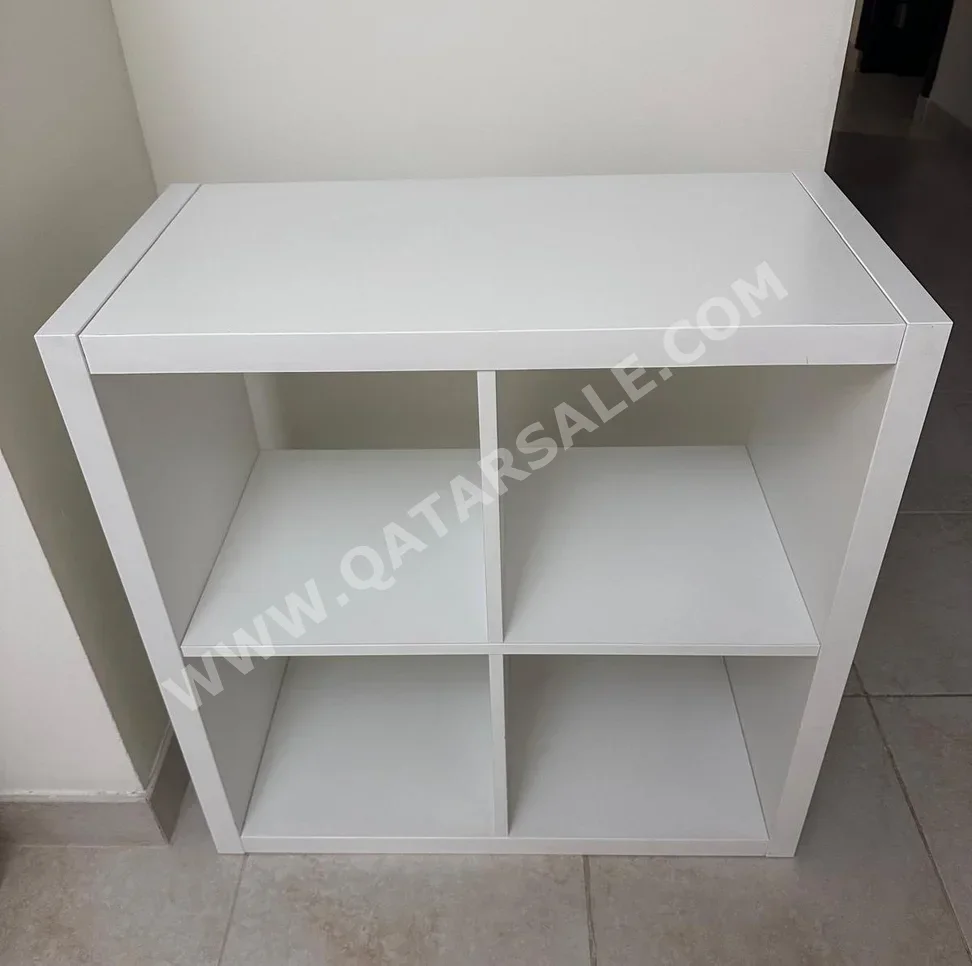 مكتبات و وحدات رفوف مكعب - ايكيا - أبيض
