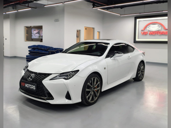 Lexus  RC  350  2020  Automatic  104,000 Km  6 Cylinder  Rear Wheel Drive (RWD)  Coupe / Sport  White