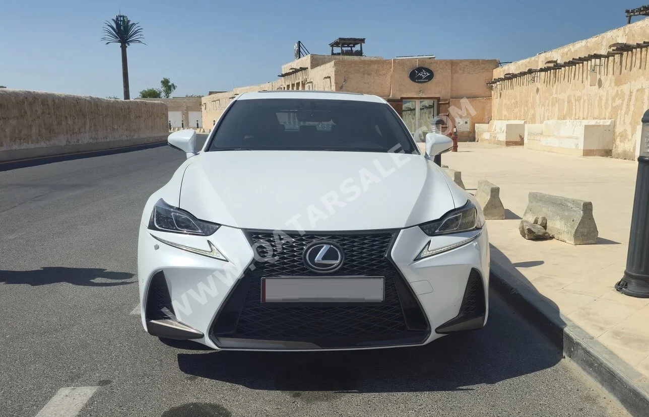 Lexus  IS  350 F Sport  2018  Automatic  105,000 Km  6 Cylinder  Rear Wheel Drive (RWD)  Sedan  White  With Warranty