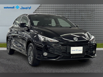 ام جي 3 2025 اوتوماتيك 22,490 كم 4 سلندر سحب امامي سيدان أسود تحت الضمان