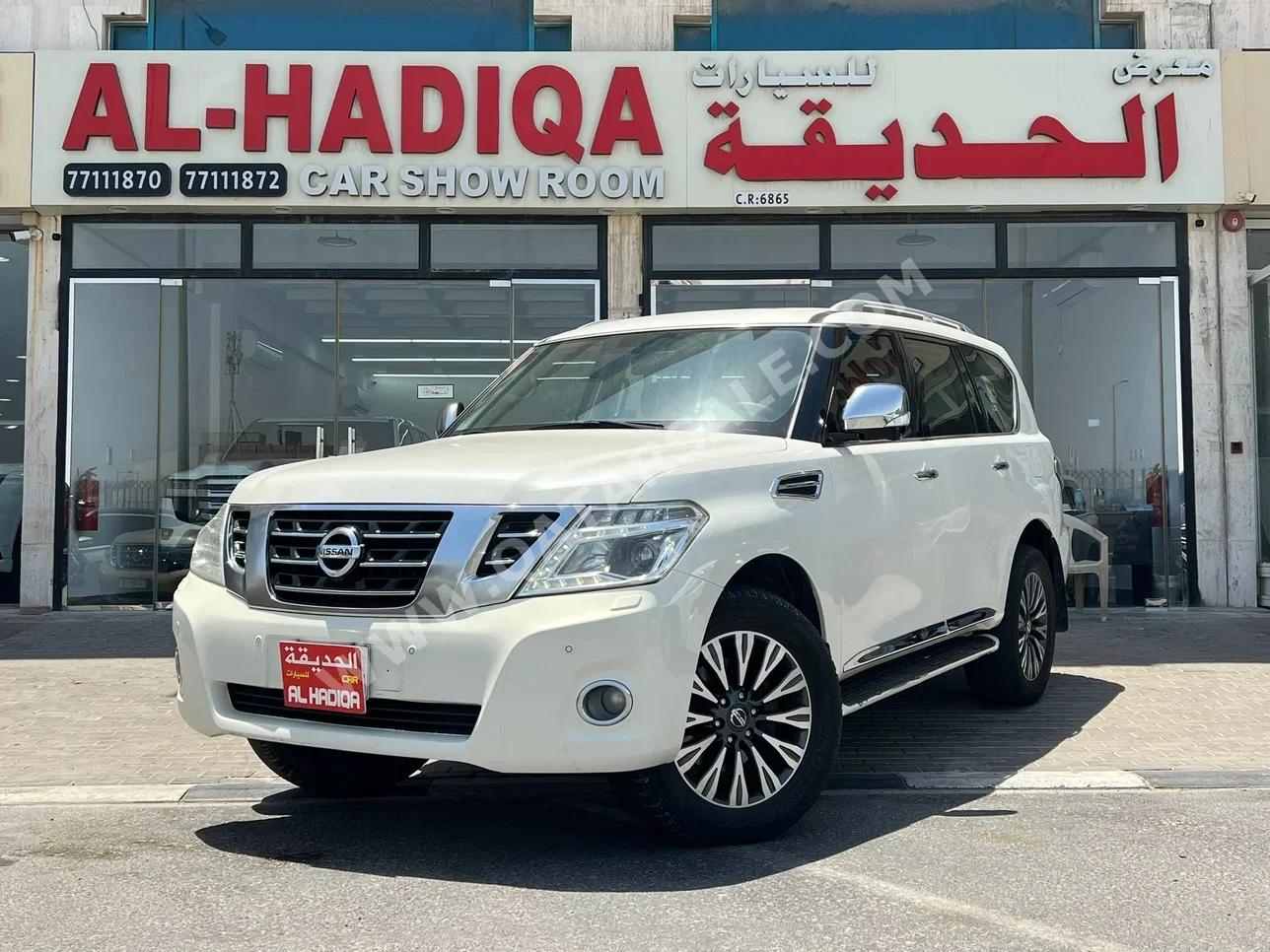 نيسان باترول بلاتنيوم 2019 اوتوماتيك 224,000 كم 8 سلندر دفع رباعي اس يو في أبيض