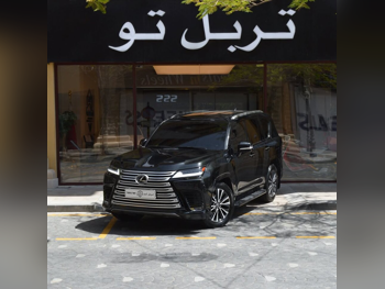 Lexus  LX  600 Luxury  2025  Automatic  10,000 Km  6 Cylinder  Four Wheel Drive (4WD)  SUV  Black  With Warranty