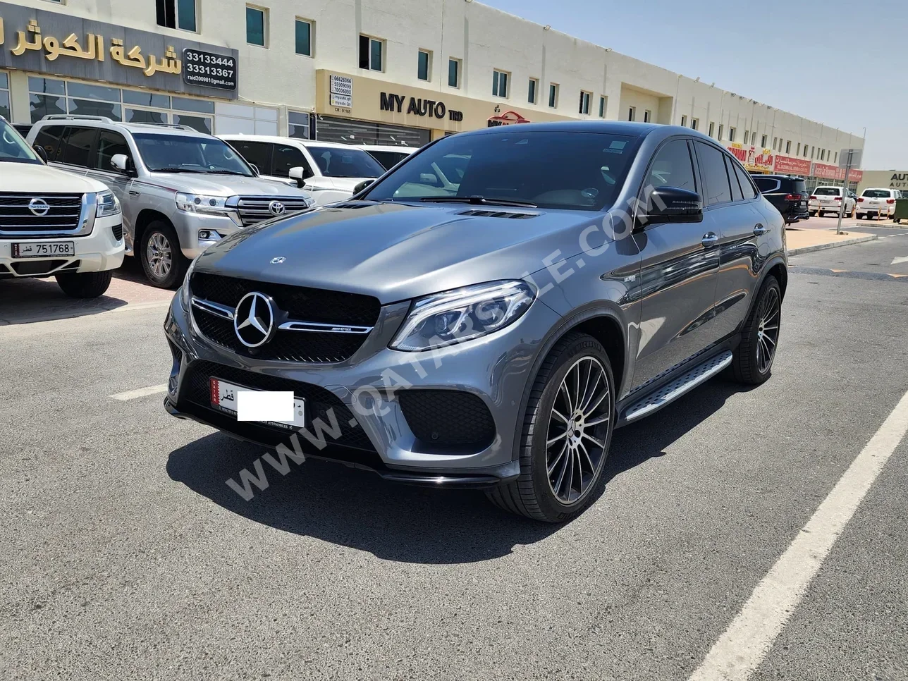 مرسيدس - بنز جي ال اي 43 AMG 2019 اوتوماتيك 66,000 كم 8 سلندر دفع رباعي اس يو في رمادي