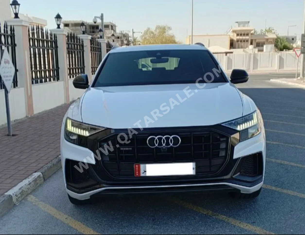 Audi Q8 55 TFSI Quattro 2019 Automatic 30,000 Km 6 Cylinder Rear Wheel Drive (RWD) SUV White