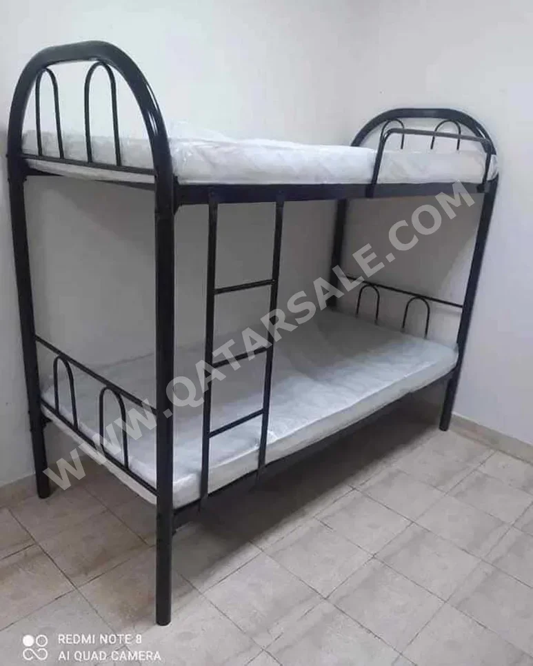 Beds - Lifestyle  - Double bunk  - Black  - Mattress Included