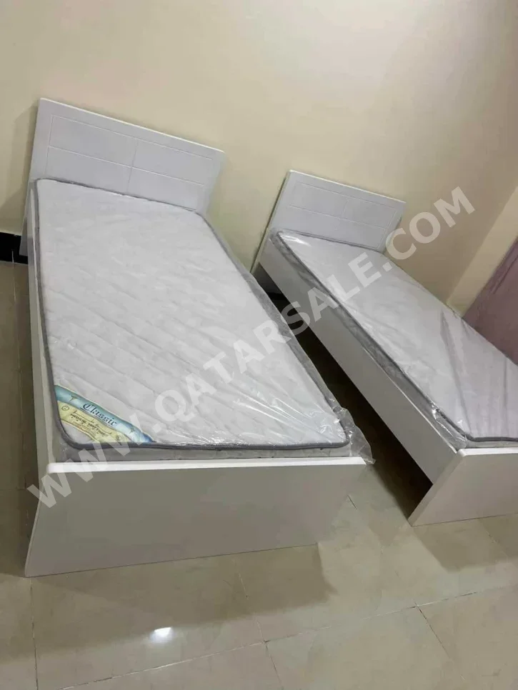 Beds - Lifestyle - Single - White - Mattress Included