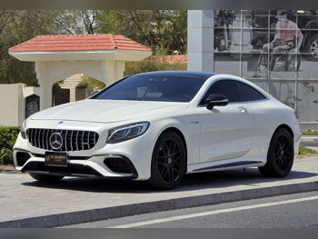 مرسيدس - بنز اس - كلاس 63 AMG 2016 اوتوماتيك 199,000 كم 8 سلندر دفع خلفي كوبيه \ سبورت أبيض