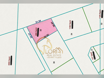 Lands For Sale  in Doha  - Al Duhail  -Area Size 600 Square Meter