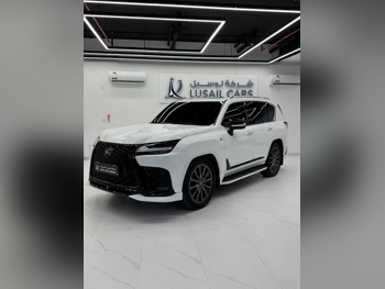 Lexus LX 600 F Sport 2023 Automatic 98,000 Km 6 Cylinder Four Wheel Drive (4WD) SUV White With Warranty
