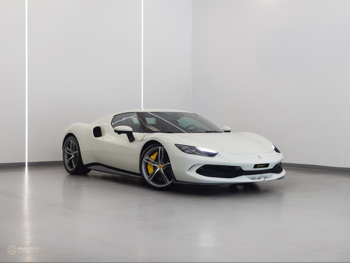 Ferrari  296  GTB  2023  Automatic  5,850 Km  6 Cylinder  Rear Wheel Drive (RWD)  Coupe / Sport  White  With Warranty
