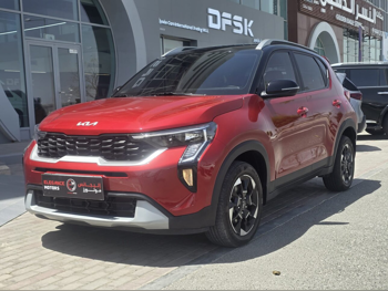 Kia  Sonet  2024  Automatic  43,700 Km  4 Cylinder  Front Wheel Drive (FWD)  SUV  Black and Red  With Warranty