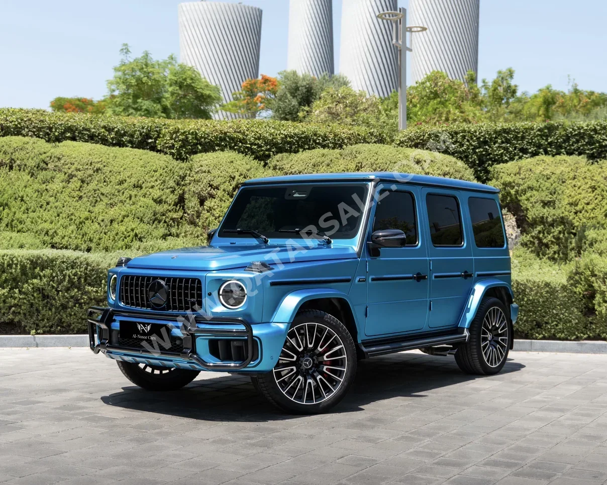 Mercedes-Benz  G-Class  63 AMG  2025  Automatic  5,000 Km  8 Cylinder  Four Wheel Drive (4WD)  SUV  Blue  With Warranty