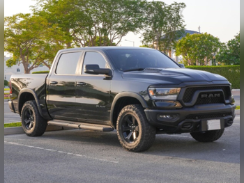 Dodge Ram Rebel 2023 Automatic 26,500 Km 8 Cylinder Four Wheel Drive (4WD) Pick Up Black With Warranty