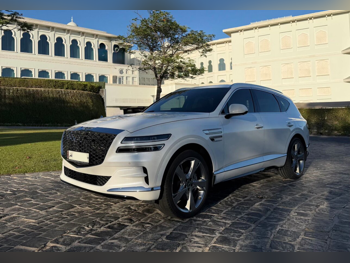 Genesis  GV 80  2021  Automatic  107,000 Km  6 Cylinder  All Wheel Drive (AWD)  SUV  White  With Warranty